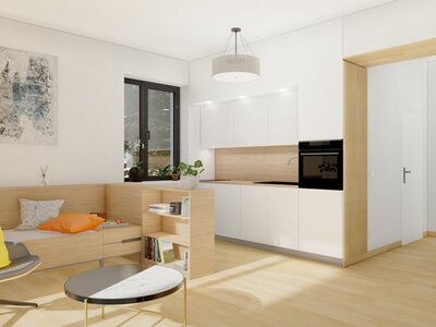 1kk v prémiovém komunitním bydlení pro seniory v projektu SENIOR RESORT HLUBOKÁ